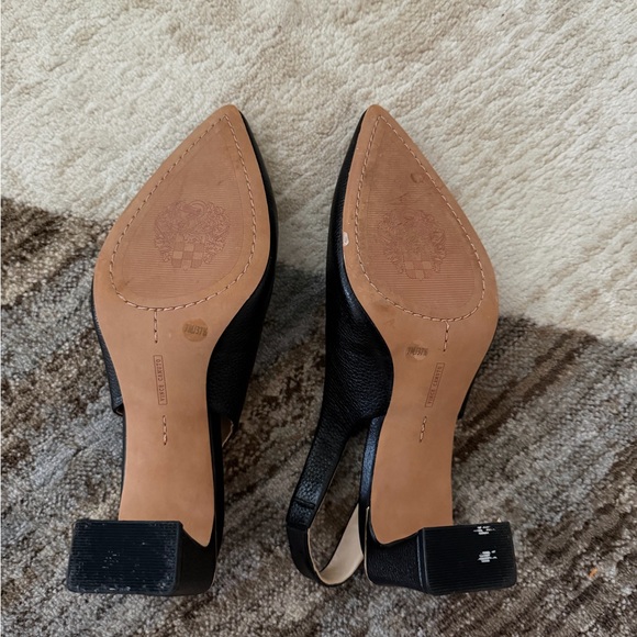 Vince Camuto Black Slingback Heels - Picture 5 of 6